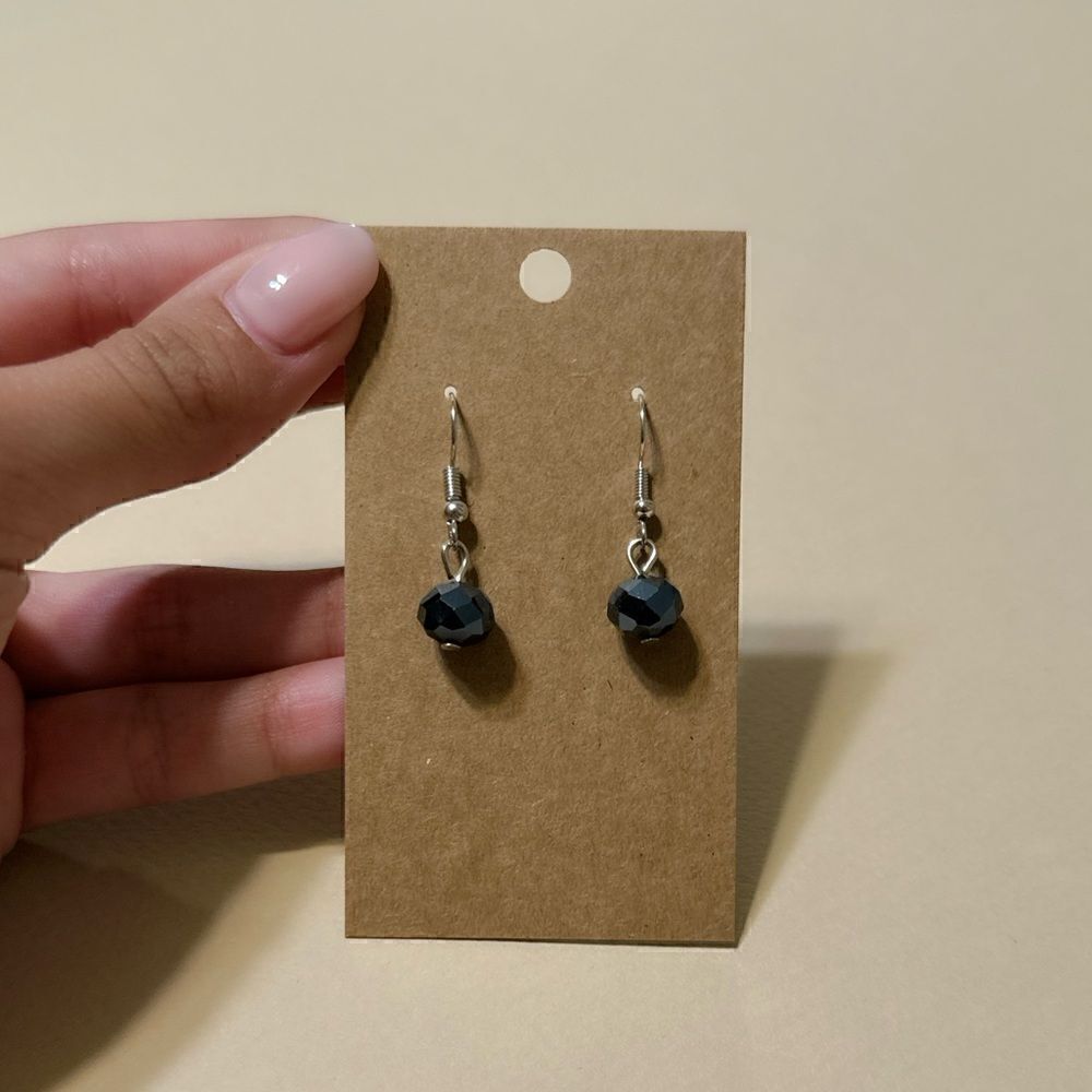 Crystal drop earrings N781 - Picture 4 of 5